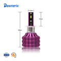 X9 Purple H3 CSP Car LED Headlight Kit Bulb Brightest LED Headlight 2021 New LED Bulb Headlight Hi/Lo Beam Fog Lamp 6000K